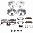PowerStop Z36 Carbon-Fiber Ceramic Brake Pad with Drilled and Slotted Rotor Kit