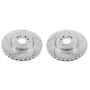 PowerStop Evolution Drilled Slotted Rotors Pair Front For Mercedes-Benz ML350