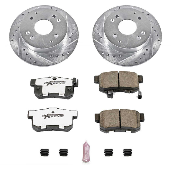 PowerStop Z26 Street Performance Ceramic Brake Pad and Drilled & Slotted Rotor K