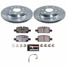 PowerStop Z36 Carbon-Fiber Ceramic Brake Pad with Drilled and Slotted Rotor Kit
