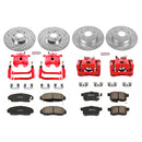 PowerStop Z23 Daily Driver Carbon-Fiber Ceramic Pads Drilled & Slotted Rotor & C