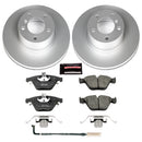 PowerStop Genuine Geomet Coated Rotor and Carbon-Fiber Ceramic Brake Pad Kit