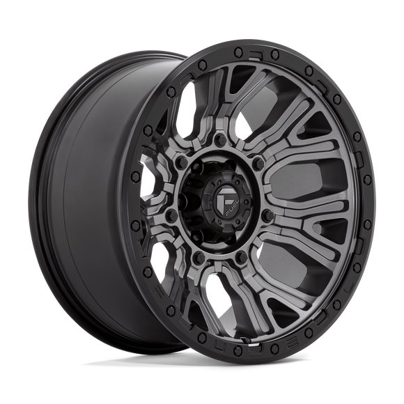20x10 Fuel Off-Road D825 Traction Matte Gunmetal Black Ring 6x139.7 ET-18 Wheel
