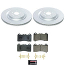 Genuine Geomet Coated Rotor and Low-Dust Ceramic Brake Pad Kit