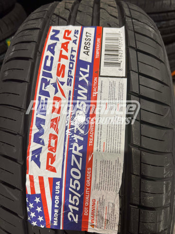American Roadstar Sport A/S Tire(s) 215/50R17 95W SL BSW 215 50 17 