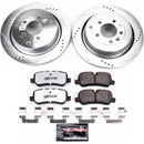 PowerStop Z36 Carbon-Fiber Ceramic Brake Pad with Drilled and Slotted Rotor Kit