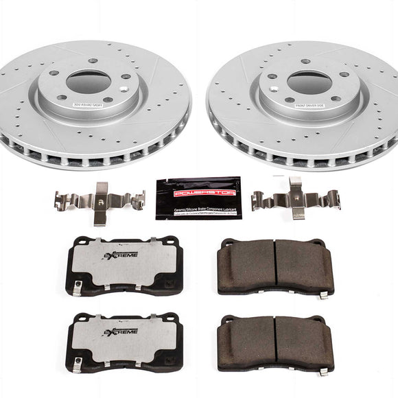 PowerStop Z26 Street Performance Ceramic Brake Pad and Drilled & Slotted Rotor K