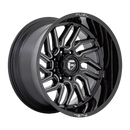 22x12 Fuel Off-Road D807 Hurricane Gloss Black Milled 6x135 ET-44 CB87.1 Wheel