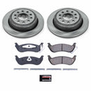 PowerStop OE Stock Replacement Low-Dust Ceramic Brake Pad and Rotor Kit