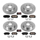 PowerStop Z23 Daily Driver Carbon-Fiber Ceramic Brake Pad and Drilled & Slotted