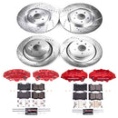 PowerStop Z23 Daily Driver Carbon-Fiber Ceramic Pads Drilled & Slotted Rotor & C