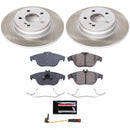 PowerStop Semi-Coated Rotor and Low-Dust Ceramic Brake Pad Kit