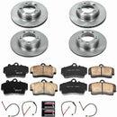 PowerStop OE Stock Replacement Low-Dust Ceramic Brake Pad and Rotor Kit