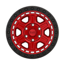 20x9.5 Black Rhino Reno Candy Red Black Lip Edge Black Bolts 6x139.7 ET12 Wheel
