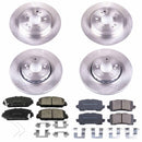 PowerStop OE Stock Replacement Low-Dust Ceramic Brake Pad and Rotor Kit