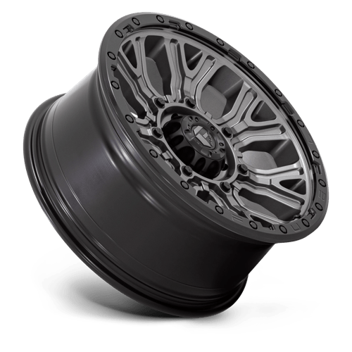 20x9 Fuel Off-Road D825 Traction Matte Gunmetal with Black Ring 6x135 ET1 Wheel