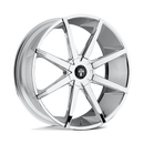 20X8.5 DUB S201 PUSH Chrome Plated 6X120/6X132 ET35 wheel/rim