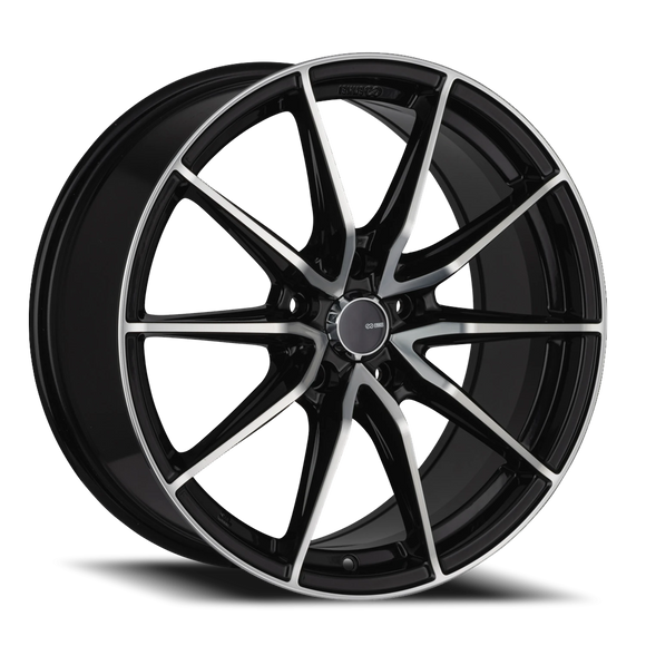 17X7.5 Enkei DRACO Black Mach Wheel/Rim 5x100 ET45 17-7.5 5-100 Each