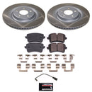 PowerStop Semi-Coated Rotor and Low-Dust Ceramic Brake Pad Kit