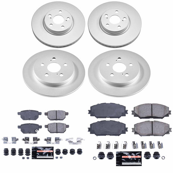 Z23 Daily Driver Premium Carbon-Fiber Ceramic Brake Pad and Fully Coated Rotor K