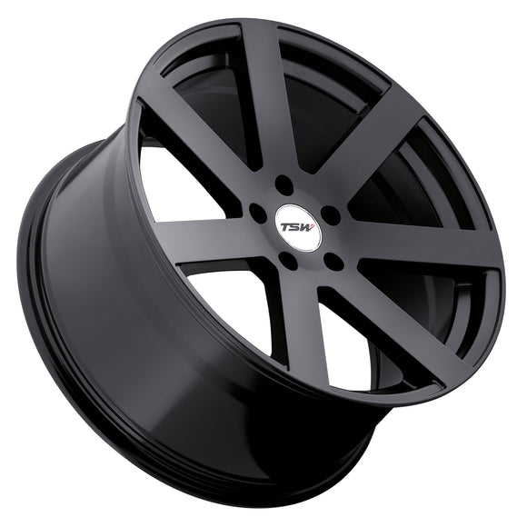 18x8 TSW Bardo Black Wheel/Rim 5x112 5-112 18-8 ET45