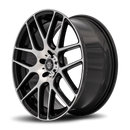 19x9.5 Curva C7 Gloss Black Machine Face 5x120 ET40 wheel/rim-2