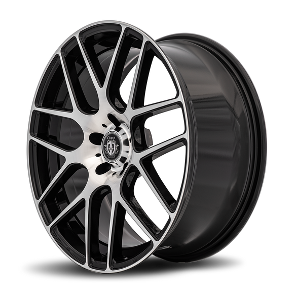 19x9.5 Curva C7 Gloss Black Machine Face 5x120 ET40 wheel/rim