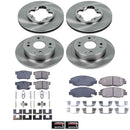 PowerStop OE Stock Replacement Low-Dust Ceramic Brake Pad and Rotor Kit