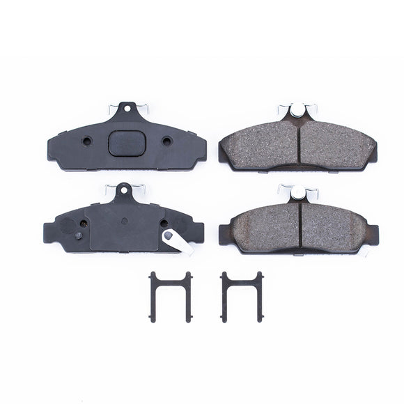 PowerStop Z17 Evolution Ceramic Brake Pads With Hardware