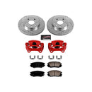PowerStop Z23 Daily Driver Carbon-Fiber Ceramic Pads Drilled & Slotted Rotor & C