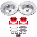 PowerStop Z26 Street Performance Ceramic Brake Pad, Drilled Slotted Rotor, and C