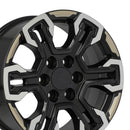 18" Replica CV65 fits Chevrolet Silverado 18 in. x 8.5 in. Gloss Black