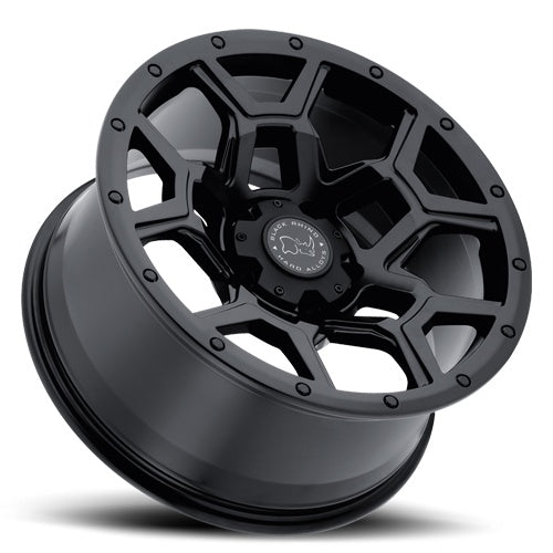 18X9.5 Black Rhino Overland Black Wheel/Rim 6X139.7 ET-18 6-139.7 18-9.5