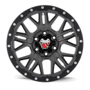 18x9 Mamba M25 Matte Grey/Black Lip Edge 6x139.7 6x5.5 ET-12 Wheel Rim-4