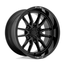 20x10 Fuel Off-Road D760 Clash Gloss Black 6x135 ET-18 CB87.1 Wheel Rim