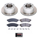 PowerStop Semi-Coated Rotor and Low-Dust Ceramic Brake Pad Kit