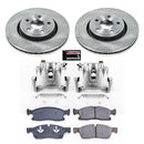 PowerStop OE Stock Replacement Low-Dust Ceramic Brake Pad, Rotor and Caliper Kit