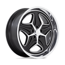 22X9 Foose 1PC F171 Merlot Black 5X120.65 5X4.75 ET15 Wheel Rim-1
