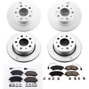 PowerStop Genuine Geomet Coated Rotor and Low-Dust Ceramic Brake Pad Kit