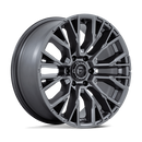 20x9 Fuel Off-Road D848 Rebar Gray 6x139.7 ET20 CB106.1 Wheel Rim