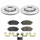 OE Stock Replacement Low-Dust Ceramic Brake Pad and Rotor Kit