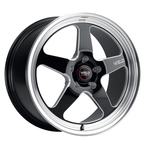 19x11 WELD Performance Ventura Black Milled 5x114.3 5x4.5 ET56 Wheel Rim