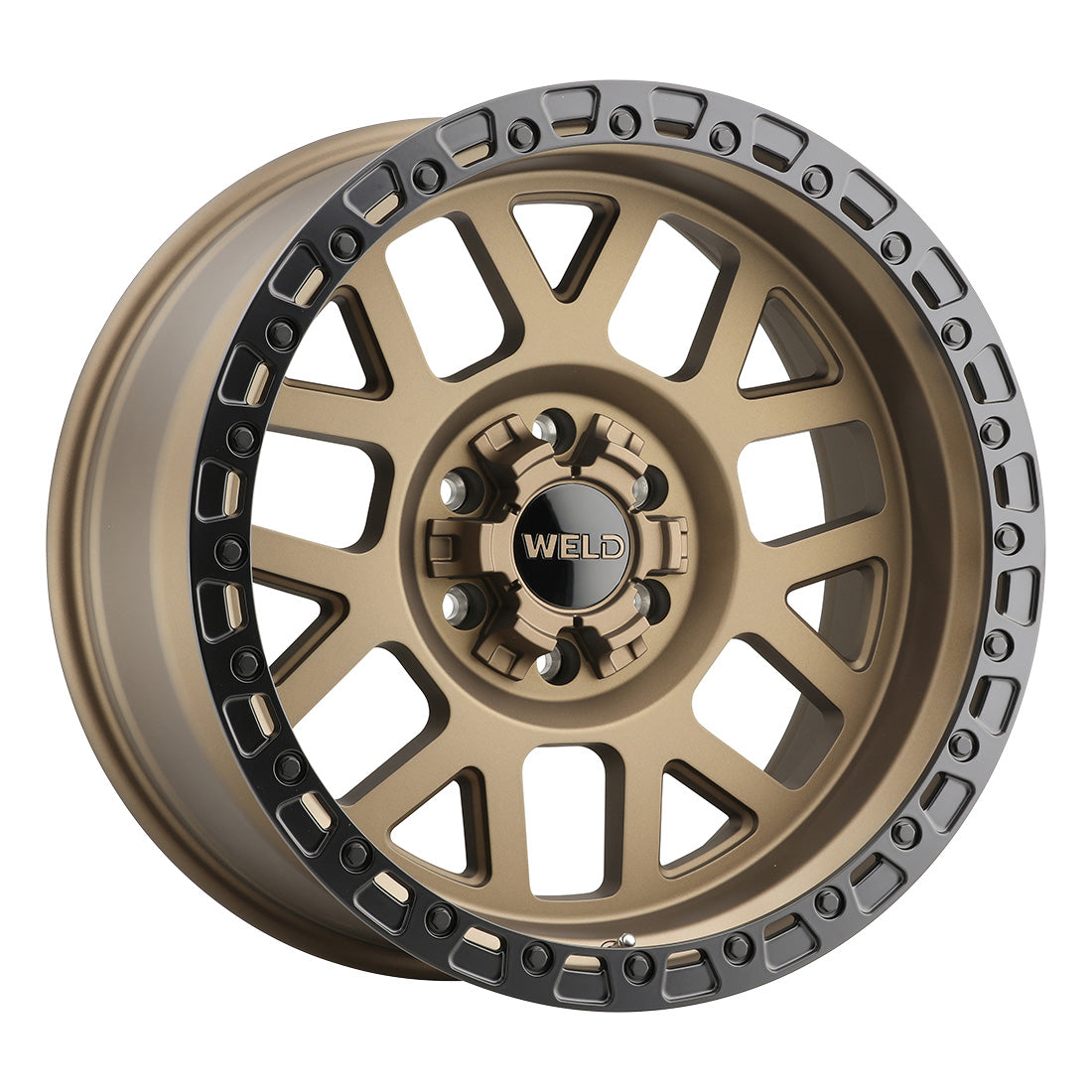 17x10 WELD Off-Road Cinch Bronze / Black 6x135 6x139.7 6x5.5 ET-25 Wheel