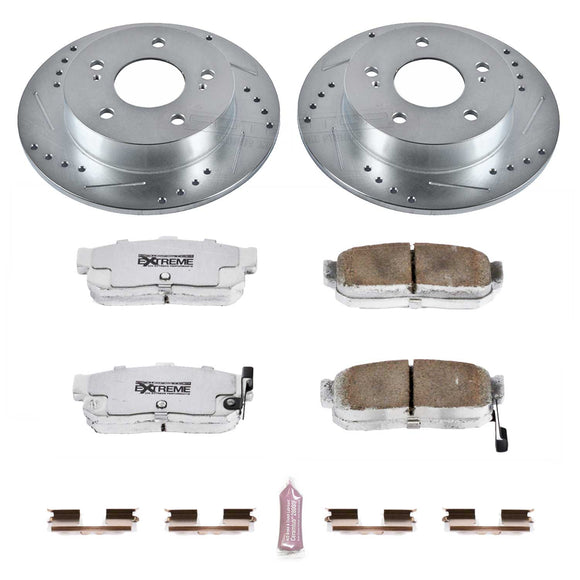PowerStop Z26 Street Performance Ceramic Brake Pad and Drilled & Slotted Rotor K