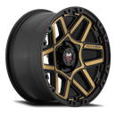 20x9 Mamba M23 Matte Black W/ Bronze Face 6x139.7 6x5.5 ET-12 Wheel Rim-3