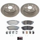 OE Stock Replacement Low-Dust Ceramic Brake Pad and Rotor Kit