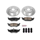 PowerStop Z23 Daily Driver Carbon-Fiber Ceramic Brake Pad and Drilled & Slotted
