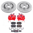 PowerStop Z23 Daily Driver Carbon-Fiber Ceramic Pads Drilled & Slotted Rotor & C