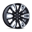 22X9 Performance Replicas PR225 Gloss Black 6x139.7 ET28 Wheel Rim