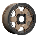 15X6 Fuel UTV D924 BLOCK Beadlock MT-BRZ BLK-RING 4X137 ET38 wheel/rim